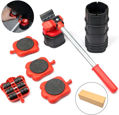 Furniture Moving & Lifting Tool Set, Movers with 360° Swivel Wheels, Lifter for Bed, Sofa, Heavy Appliances, Home & Professional Use, Supports Upto 600 lbs NOT Suitable for Carpets (14)