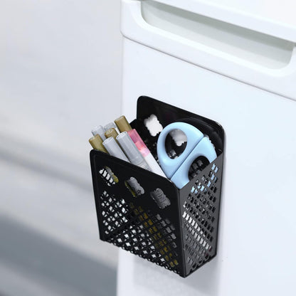 Magnetic Pencil Holder - Magnetic Locker Organizer | Pen Holder Locker Accessories for School and Office (1 Pack Black)