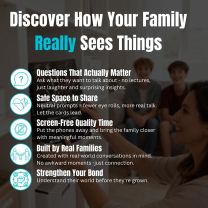 Perspectives: Laugh & Discover How Your Family Really Sees Things! Get to Know Each Other Better - Family Games Perfect for Travel and Family Vacations - Ages 10+