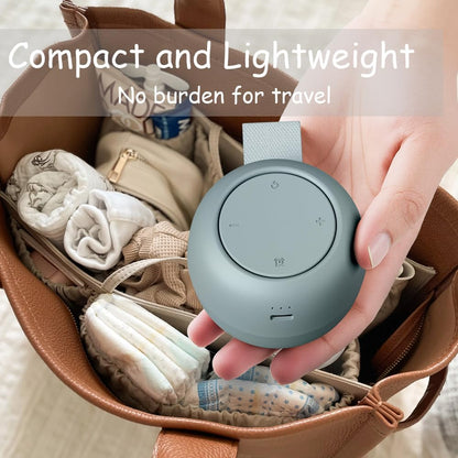 Portable Baby Sound Machine & Essentials for Babies & Kids - Mint