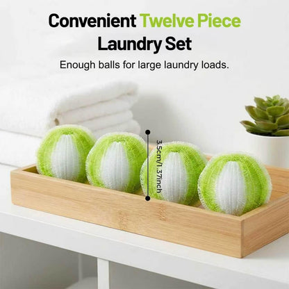 12 PCS Pet Hair Remover for Laundry, Reusable Hair Catcher | Reusable hair catcher helps reduce pet hair on clothes, bedding and blankets for cleaner laundry every wash.