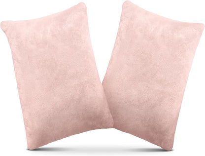 1 MIDDLE ONE 2 Pack Small Pillow, Memory Foam Mini Pillow 11 X 7 Inches for Travel, Sleeping, Nap and Neck, Knee, Lumbar Support, Tiny Cushion for Pet, Dogs (Grey)
