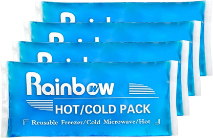 Soft Gel Ice Pack Wrap 12"x4.7" | Reusable, Hot Cold Therapy, Head Neck