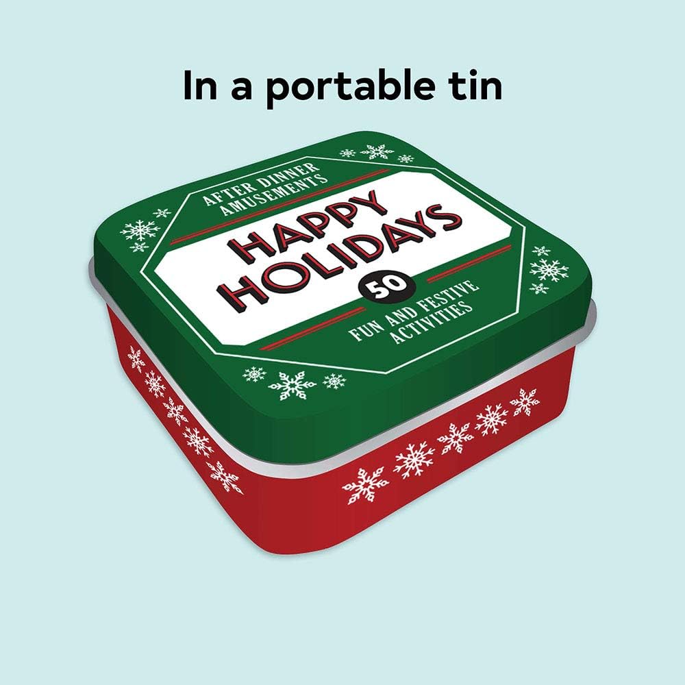 After Dinner Amusements: Charades: 50 Cards with 200 Playful Prompts (Charades Game for Adults and Family, Portable Camping and Holiday Games)