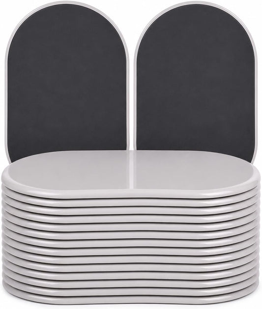 Furniture Sliders,16 PCS 9-1/2" Value Pack Large Oval Reusable Moving Pads for Carpet and Hardwood Floors, Heavy Duty Protector for Beds, Sofas, Dressers, Quickly and Easily Move