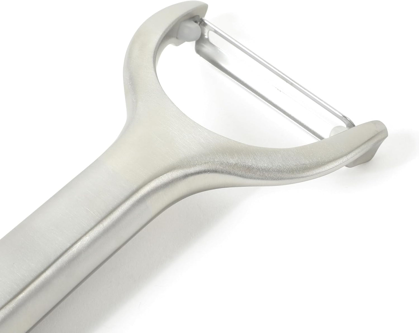 Calphalon Edge Stainless Steel Y Vegetable Peeler w/Thermoplastic Rubber Handle - Navy Blue