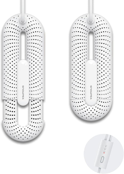 Electric Shoe Dryer, Ski Boots Dryer, Shoe & Boot Warmer for Sweaty Sneakers Trainer Shoes with 3/6/9 Hours Timer