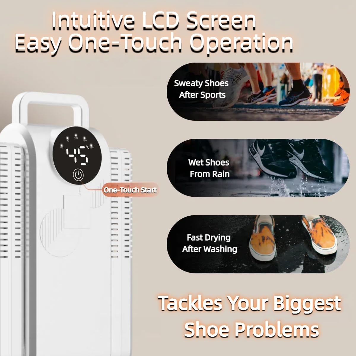 Boot Dryer and Shoe Dryer-360° Surround Air Fast Drying for Work Boots,Sneakers,Gloves,Aromatherapy Function