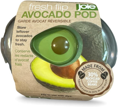 Joie Eco-Friendly Avocado Storage Pod - BPA-Free, Dishwasher Safe, Freshness Keeper for Halves & Wedges