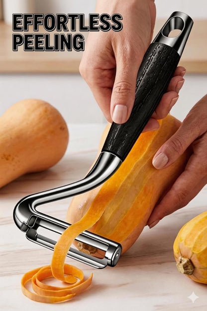 Vegetable Peeler,5 Years Warranty,Potato Peeler,Effortless Peeling,Kitchen Sharp Stainless Steel Blade Veggie Gadgets for Fruit Apple Carrot Pumpkin Pineapple SugarCane,Dishwasher Safe