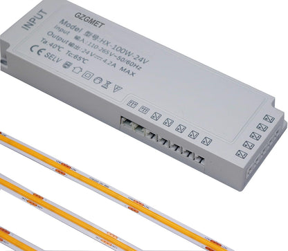4 x 5Ft Under Cabinet Lights Kit, Motion Sensor COB LED Strip,for Kitchen Cabinets,Cupboards, Closets, Stairs, Pantry,Shelf, Desk, and Bed (Warm White 3000K, 4 * 5Ft)