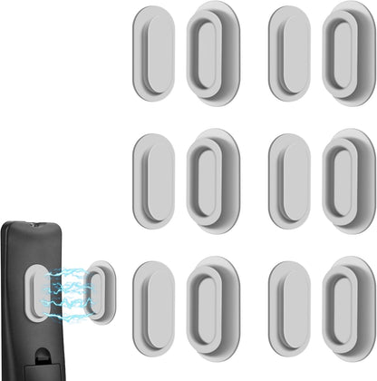 6 Pack Magnetic Remote Control Holder – Upgraded Silicone Magnetic Wall Mount for TV, Fan & Air Conditioner Remotes – Self-Adhesive, No-Drill Remote Control Holder Wall Mount