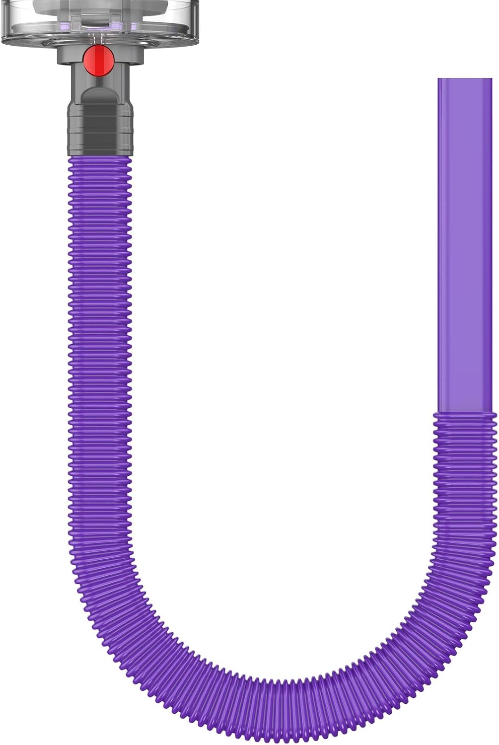 Sealegend Dryer Lint Vacuum Attachment Hose Compatible with Dyson V15 V12 V11 V10 V8 V7 Gen5 Cordless Vacuum Cleaner, Flexible Dryer Vent Cleaner Kit Lint Removal Tool Purple | Multi-use Vacuum Hose Compatible with Dyson V15 V12 V11 V10 V8 V7 Gen5
