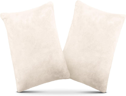 1 MIDDLE ONE 2 Pack Small Pillow, Memory Foam Mini Pillow 11 X 7 Inches for Travel, Sleeping, Nap and Neck, Knee, Lumbar Support, Tiny Cushion for Pet, Dogs (Grey)