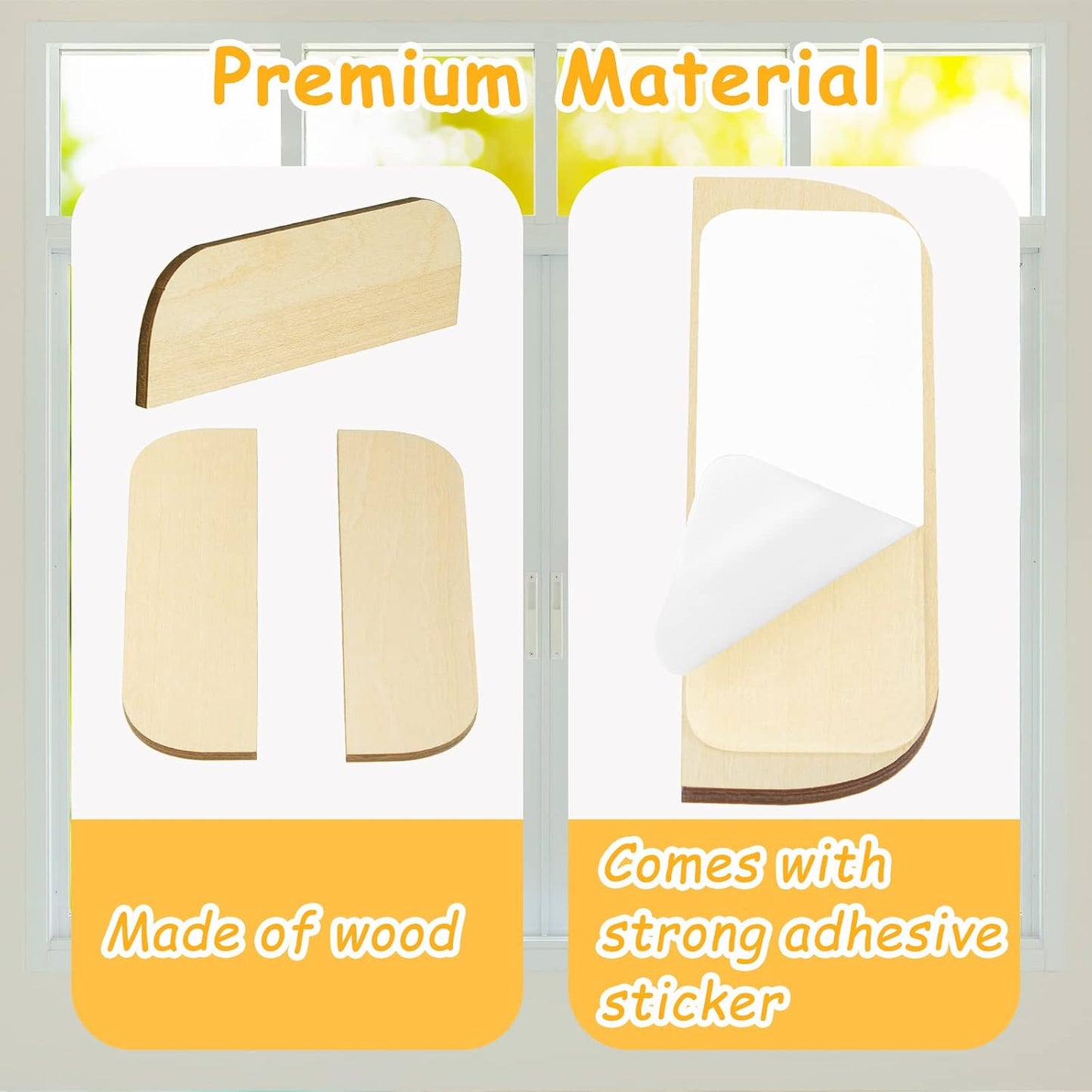 3.5 Inch Hinge Repair Wooden Plate Door Hole Cover Plate Wooden Hinge Filler Wood Repair Kit Kitchen Cabinet Hinges Cabinet Door Blanks with Double Sided Tapes for Kitchen Use(3 Pack)