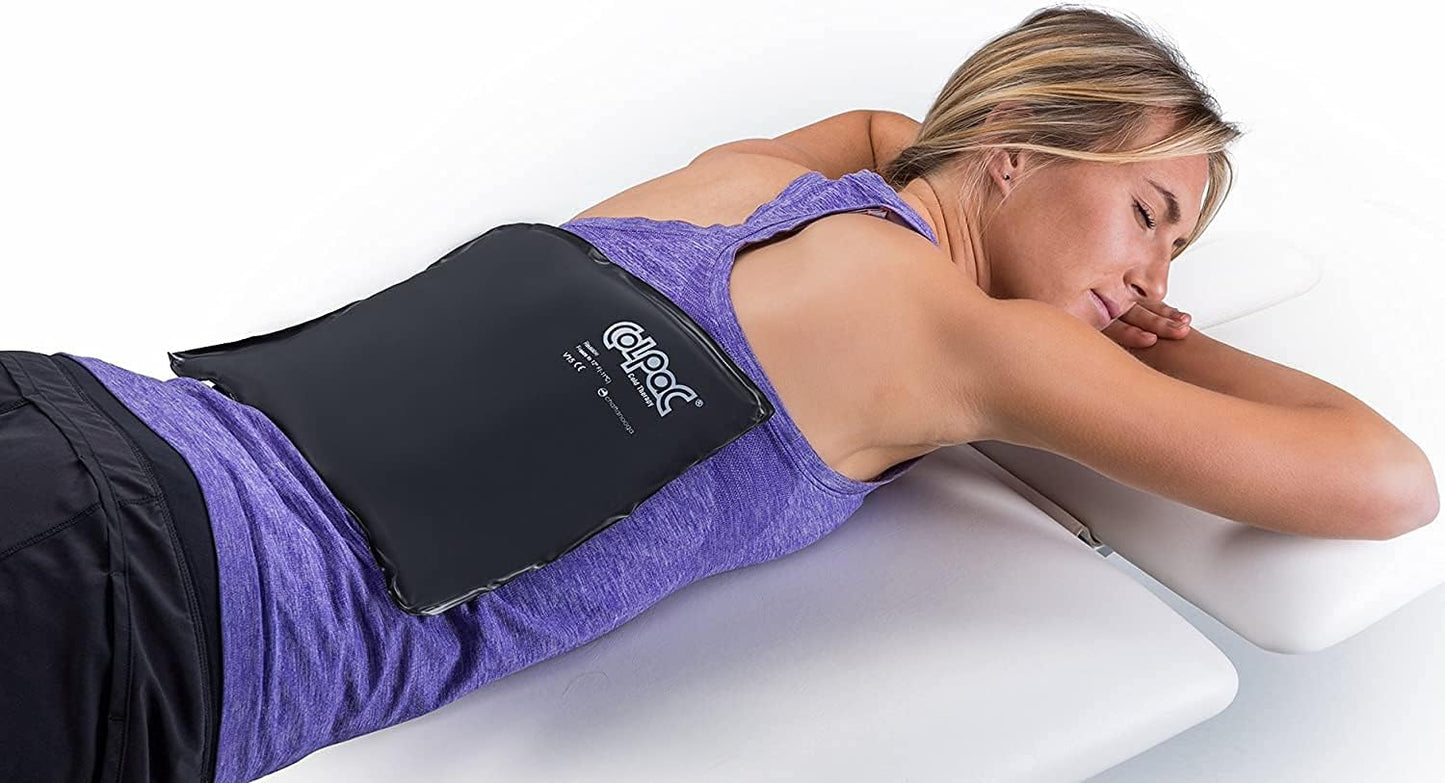 Chattanooga ColPac Reusable Gel Ice Pack Cold Therapy for Knee, Arm, Elbow, Shoulder, Back for Aches, Swelling, Bruises, Sprains, Inflammation (11"x14") - Blue