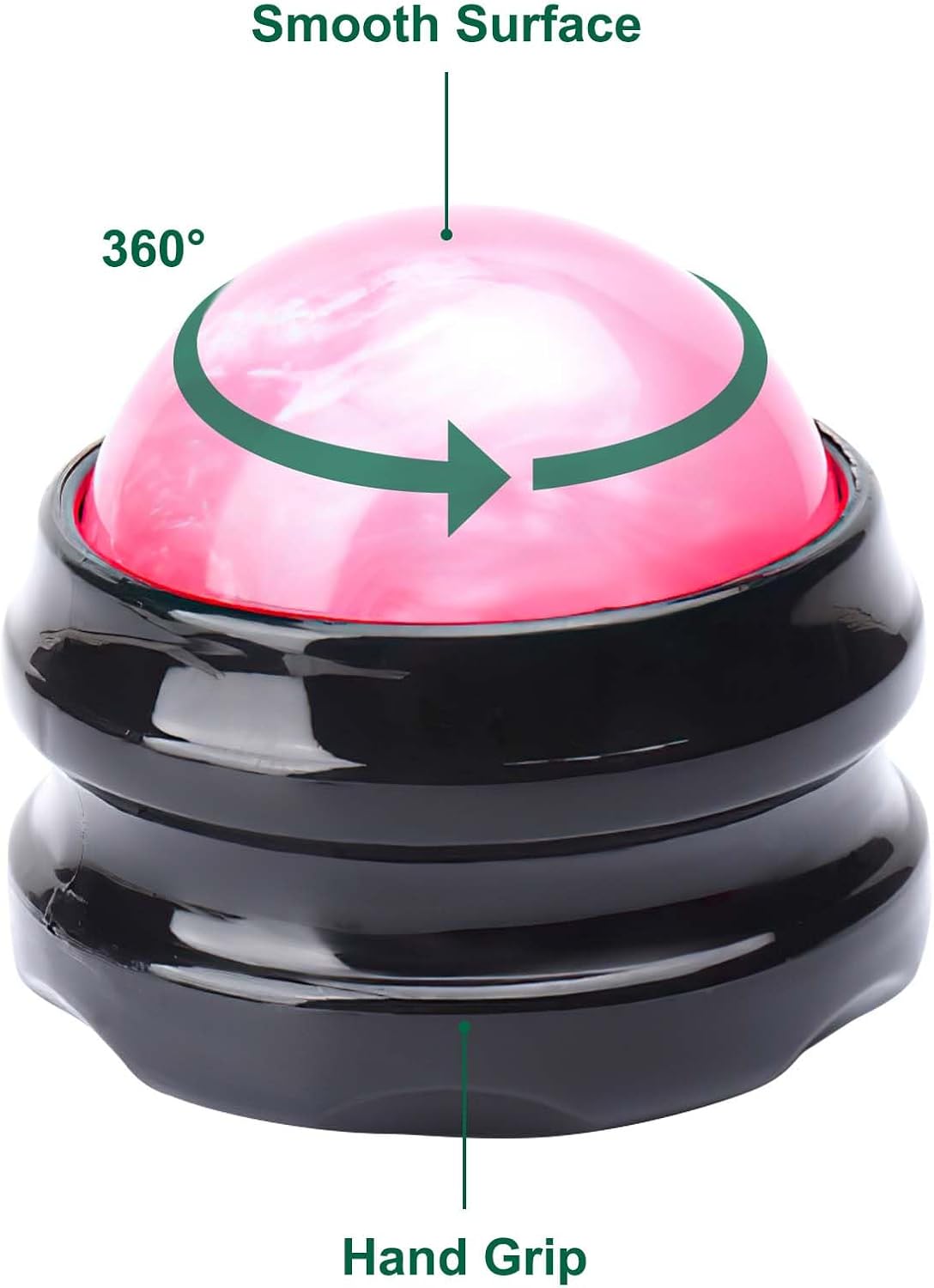 WOVTE Massage Ball, Lacrosse Balls, Self Massage Tool for Sore Muscles, Shoulders, Neck, Back, Foot, Body, Deep Tissue, Trigger Point, Muscle Knots, Yoga and Myofascial Release (Green)