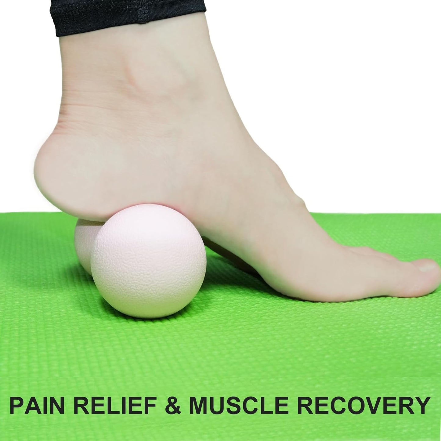 Hard Peanut Massage Ball, Double Lacrosse Massage Ball. Deep Tissue Massage Roller Mobility Ball for Physical Therapy Myofascial Release Muscle Relaxer Acupoint Massage (Blue) | Mobility Massager Tool for Deep Tissue Physical Therapy Myofascial Release