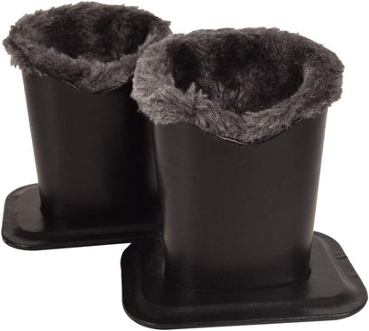 Baitaihem Pack of 2 Plush Lined Eyeglasses Holder Stand Protective Glasses Case For Desks Or Nightstands