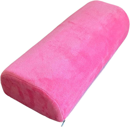 Knee Pillow Half Moon for Back Sleeping, Knee Wedge Pillow for Back Pain,Body Pillow Leg Pillow for Side Sleeping, Knee Bolster Pillow for Legs Support, Half Moon(17,45x18x10cm/18x7x4in)