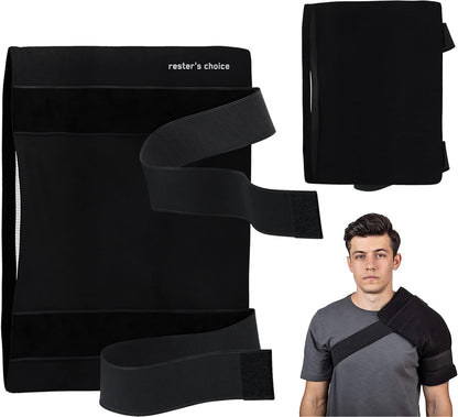 Rester's Choice Ice Pack Wrap Holder with Adjustable Straps for Large Ice Pack 11"-14.5"