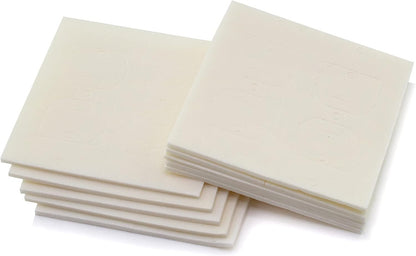 Double Gang Wall Plate Insulation Gasket 10 Pack, Non-Adhesive — 2-Gang Outlet Sealer & Foam Draft Stopper for Double Switches, Decora, GFCI — Weatherproof Polyethylene, Energy Saving