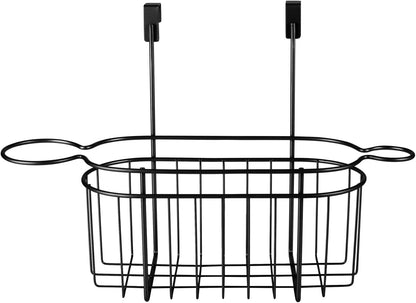 Over the Cabinet Hair Tool Organizer in Matte Black