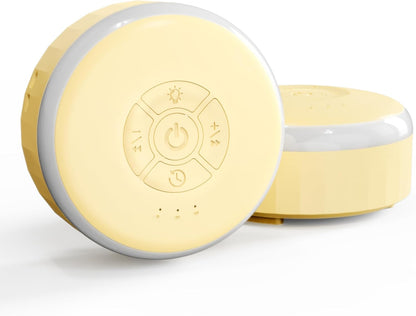 White Noise Sound Machine with Night Light for Sleep Baby Adults