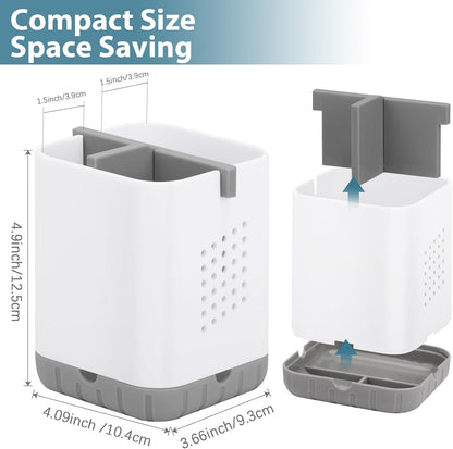 Boperzi Toothbrush Holders, Kids Toothbrush Holder with Drainage, Detachable Anti-Slip Electric Toothbrush Holder, Toothpaste Organizer Storage Caddy for Bathroom Countertop, Shower, Kitchen, Vanity