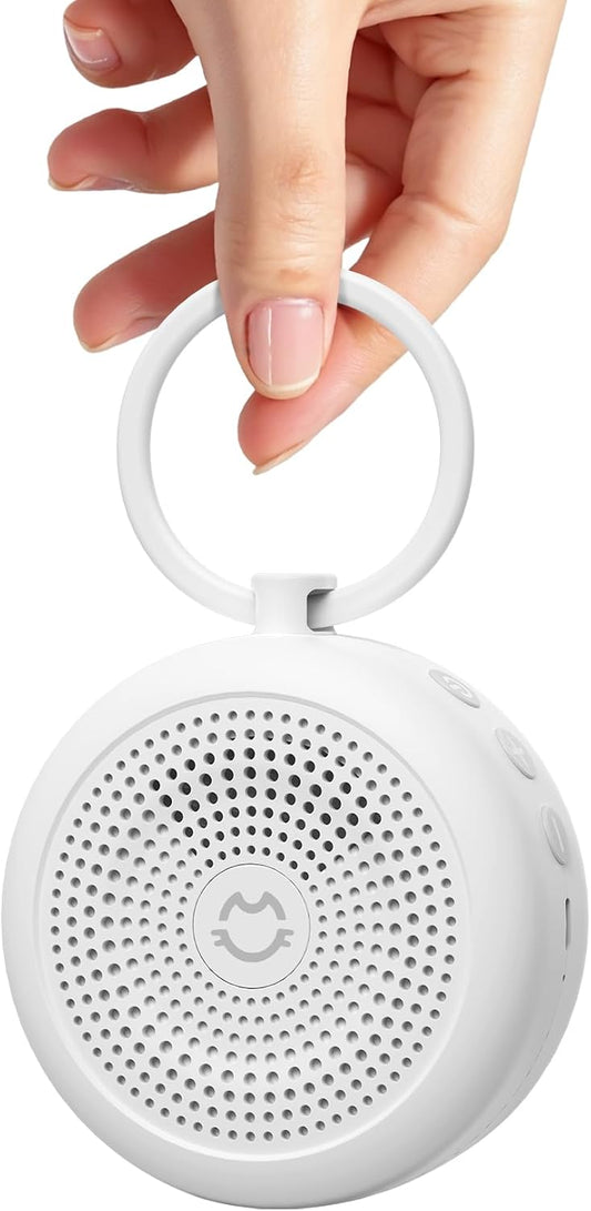 Portable White Noise Machine for Sleeping, 29 Soothing Non-looping Sounds for Adults & Kids, 50h Babies Sleeping Sounds Machine, Timer, Memory Function, Traveling, for Relax-2026 Updated Version