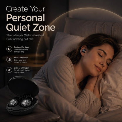 HEKKE 45dB Ear Plugs for Sleeping, Soft Silicone for Side Sleepers, 4 Sizes | Reusable soft silicone with XS/S/M/L sizes for side sleepers, concerts, flights and hotels; carrying case included.