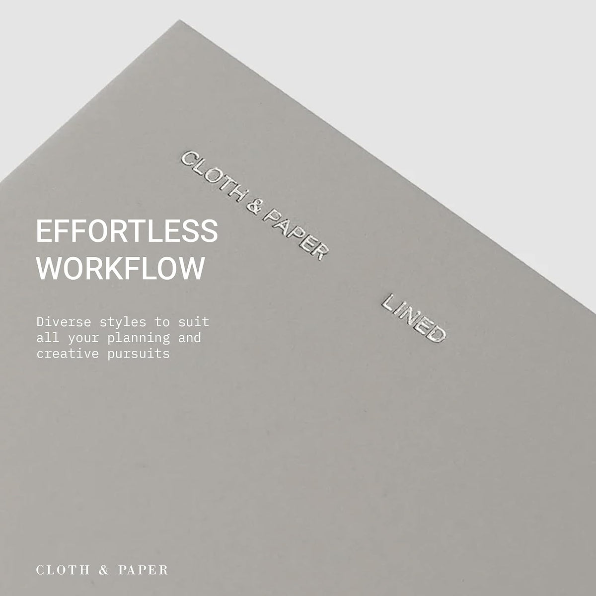 Cloth & Paper Travel Notebook | Daily Wellness Planner – Smoked Salt | Pocket Plus Wellness Planner 3.2" x 6" | Habit Tracker & Self Care Journal for Goals, Gratitude & Reflection – Soft Touch Cover