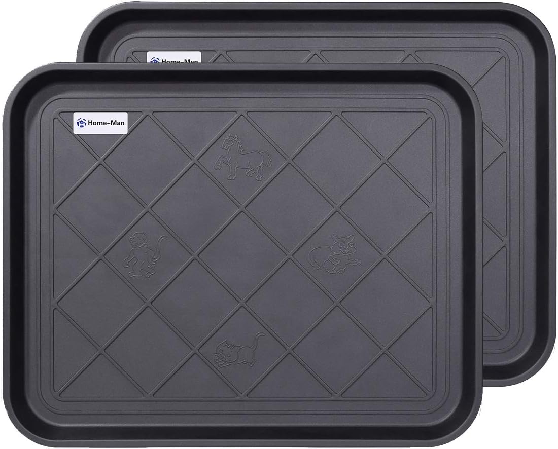 Multi-Purpose Boot Tray Mat,Dog Bowl Tray,Waterproof for Indoor and Outdoor Floor Protection