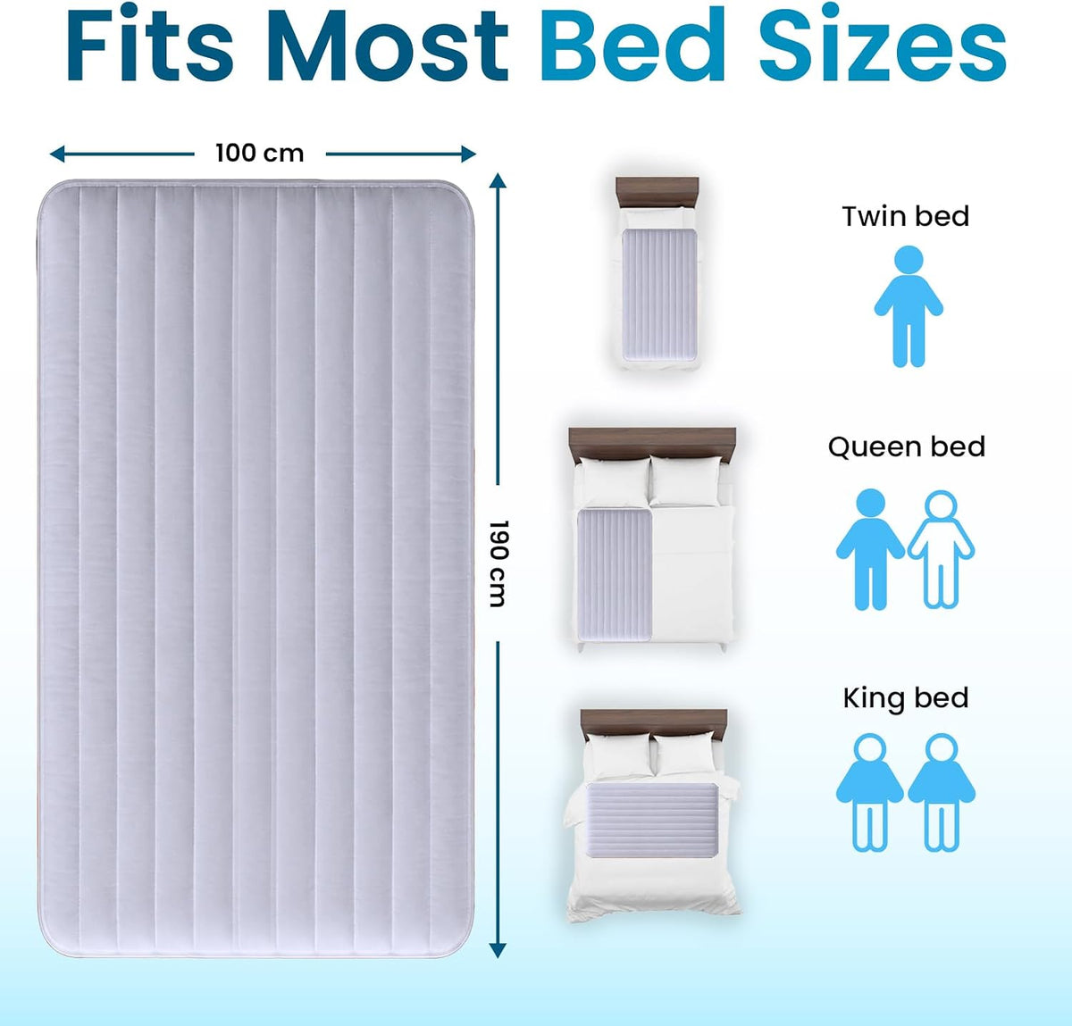 B10 Bed Cooling System Twin - Cooling Mattress Pad for Hot Sleepers