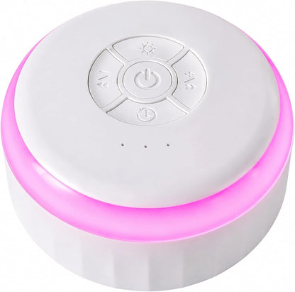 White Noise Sound Machine with Night Light for Sleep Adults Baby | Portable Sound Machine for Travel Office Home Yoga Meditation 26 Soothing Sounds 3 Timers Memory Function Blue