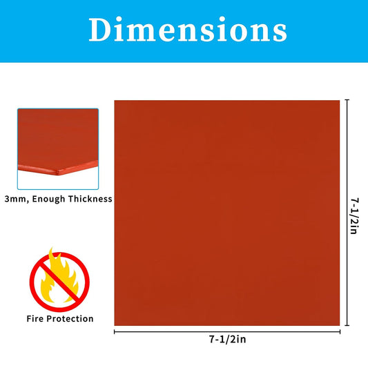 ABOAT T Fire Putty Electrical Pads Fire Barrier Moldable With Disposable Gloves for Sockets Wall Openings Electrical Box Water Supply Boxes (10, 7-1/2 Inch)