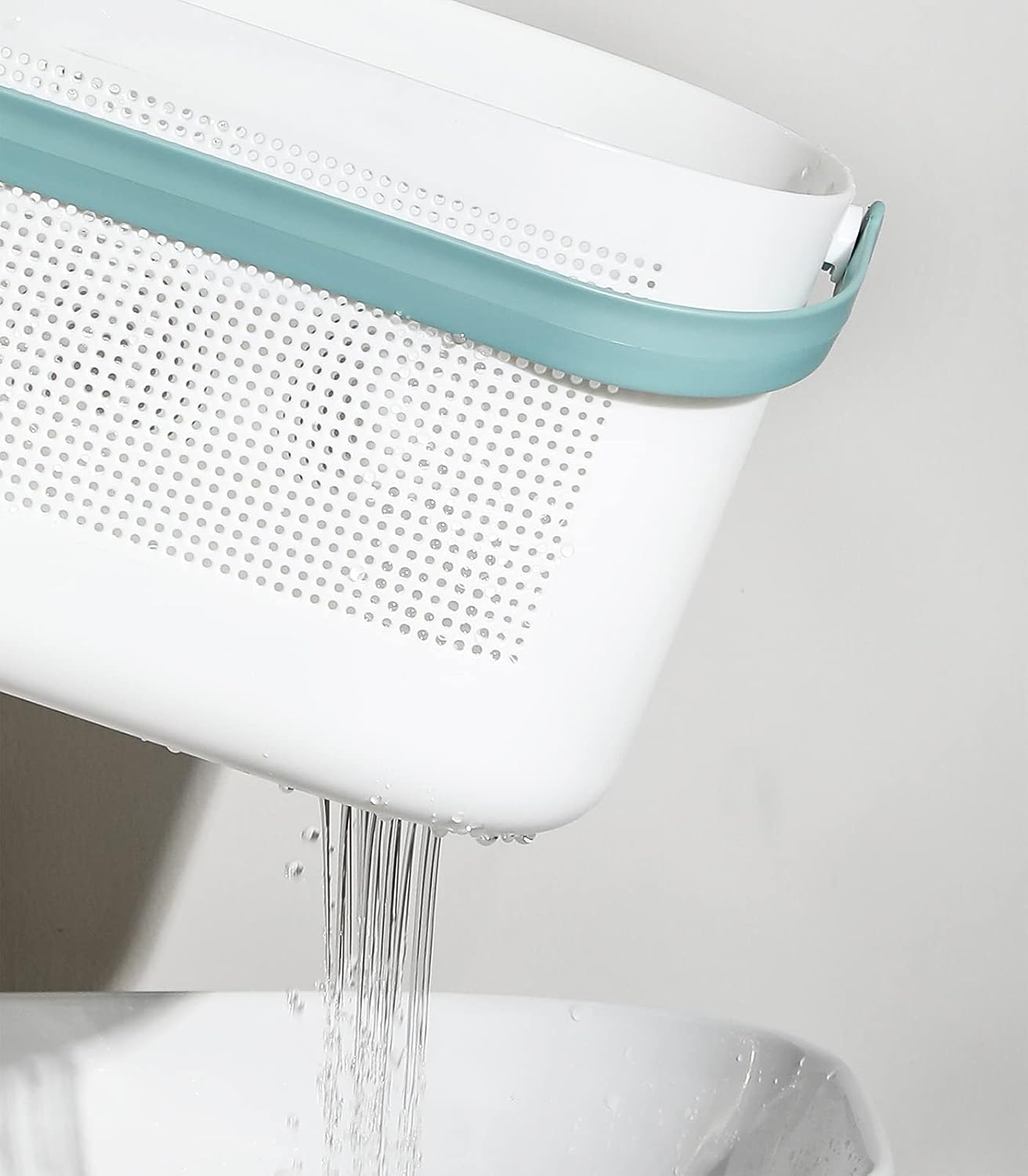 Plastic Portable Shower Caddy Basket, Storage Organizer with Handle, Yellow | Bottom Drain Holes, Keep Dry, Sturdy and Durable, Easy to Carry for Bathroom, Kitchen, Dorm Room, RV, College
