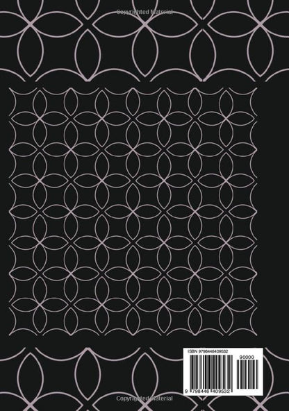 Sleep Diary: Sleep Log And Insomnia Activity Tracker Book Journal Diary Logbook to Monitor Track And Record Sleeping Hour Duration Pattern & Habit ... Adults Men & Women | Black Cover with flower