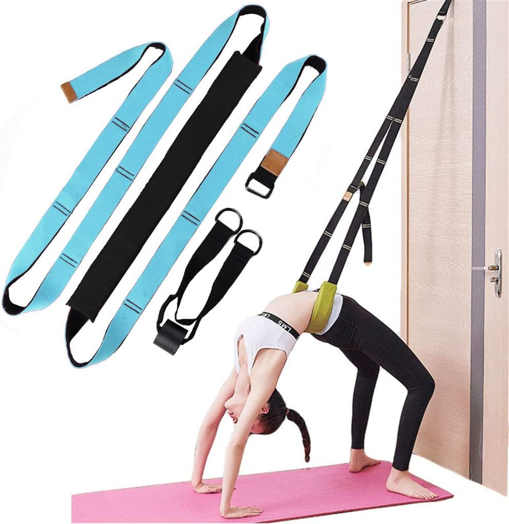 Back bend Assist Trainer - Improve Back and Waist Flexibility, Door Flexibility Stretching Strap, Home equipment for Ballet, Dance, Yoga, Gymnastics, Cheerleading, Splits