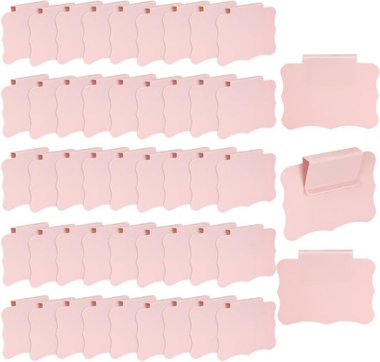 50 Pcs White Removable Bin Labels - Clip On, Reusable Fabric Basket Tags for Storage Bins Organization | Reusable Fabric Basket Tags for Storage Bins Organization