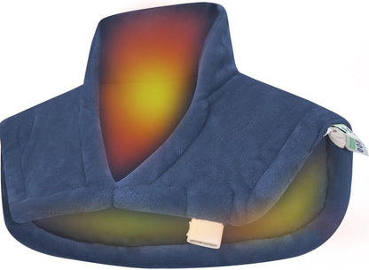 SAROO Weighted Heating Pad for Neck and Shoulders Pain Relief,19"x22",Grey