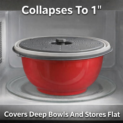 HIC Kitchen Splatter Guards for Microwave, BPA Free, Set of 4