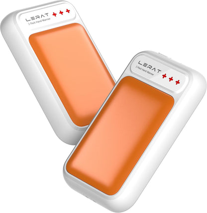 Hand Warmers Rechargeable 2 Pack, Electric Hand Warmers, Fast Heating, Portable Pocket Heater, 2 in 1 Quick Charge Hand Warmer for Outdoor Indoor, Warmer Gift for Christmas, Golf, Camping