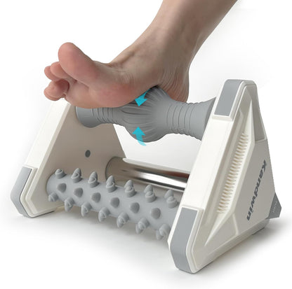 Icing Foot Roller Massager for Plantar Fasciitis Relief, Cold Therapy Massage Tool for Heel Arch Pain & Sore Tired Feet, Runners, Athletes, Standing Workers, Home Office Gym Use, Grey