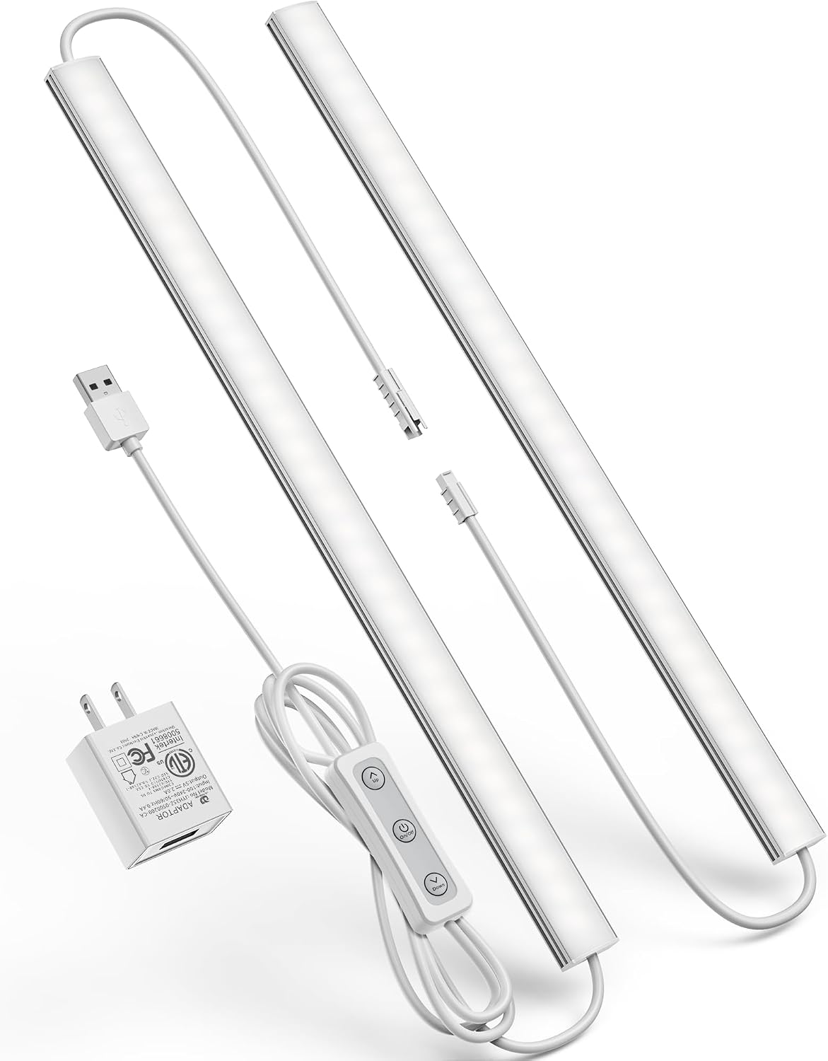 Motion Sensor Dimmable Under Cabinet Lighting, 6000K 12-inch 2 Pack
