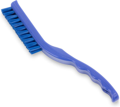 SPARTA Grout Brush with Stiff Nylon Bristles, 8 Inch, White | Flo-Pac, Stiff Crimped Nylon Bristles, 2.75-Inch Brush Section, Narrow Crevices, BPA Free