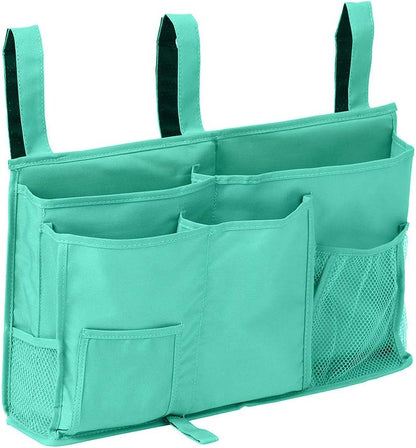 Sugaroom Bedside Storage Caddy, Bunk Bed Organizer Bed Storage Pocket Bedside Organizer Hanging Bed Storage Caddy for College Dorm Room, Hospital Bed Rails, Baby Bed, Camp