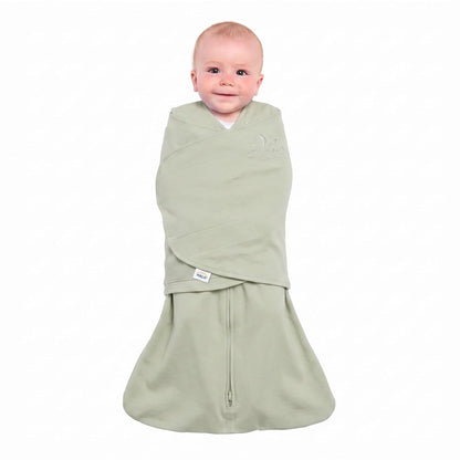 HALO 100% Cotton Sleepsack Swaddle, 3-Way Adjustable Wearable Blanket, TOG 1.5, Birds, Newborn, 0-3 Months - Colors A
