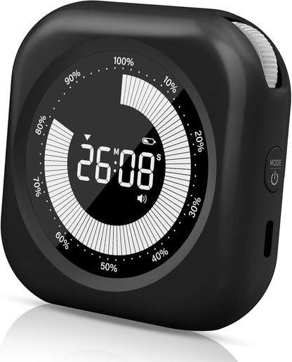 PERSUPER Visual Timer for Kids, Rechargeable 10-Hour Countdown/Up Timer | with 3 Volume Levels, 3 Brightness Display, and Magnetic, Homeschool Study Tool, Large Digital Timers for Classroom, Kitchen