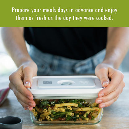 For food to stay fresh up to 5X longer, pump required (not included).